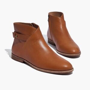 MADEWELL The Kelci Flat Boot in English Saddle